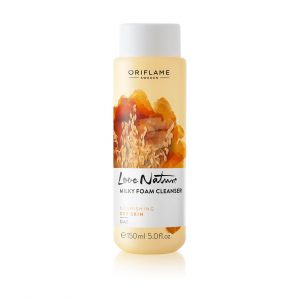 33522 Oriflame – Sữa rửa mặt dạng bọt Love Nature Milky Foam Cleanser Oat