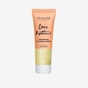 37578 Oriflame - Mặt nạ môi và tẩy tế bào chết môi LOVE NATURE Smoothing Lip Mask & Scrub Tropical Bliss