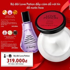 Bộ đôi Love Potion đầy cám dỗ với tín đồ nước hoa – Combo ưu đãi Oriflame