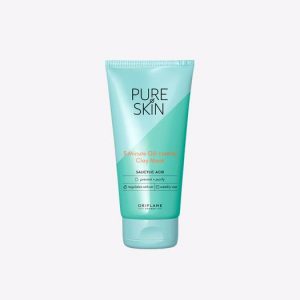 41674 Oriflame – Mặt nạ đất sét Oriflame Pure Skin da dầu, mụn - 5 Minute Oil-control Clay Mask 50ml