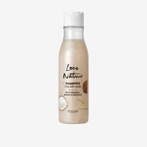 41292 Oriflame – Dầu gội Oriflame Love Nature Shampoo For Dry Hair with Organic Wheat and Coconut dầu dừa và lúa mì hữu cơ – tóc khô và hư tổn