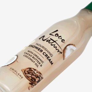 41488 Oriflame – Sữa tắm Oriflame Love Nature Nourishing Shower Cream with Organic Cacao Butter and Coconut Oil với bơ Cacao và dầu Dừa giúp dưỡng ẩm da