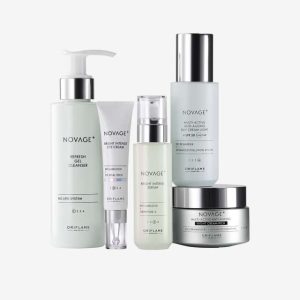 45595 Oriflame – Bộ sản phẩm làm trắng da Oriflame Novage+ Bright Intense Routine Mixed làm trắng, giảm nám, chống lão hoá, cấp ẩm – Bộ gồm 5 sản phẩm
