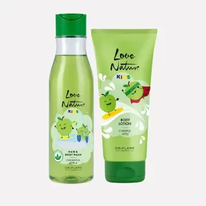 40775 Oriflame – Sữa tắm gội cho trẻ em Oriflame Love Nature Kids Hair and Body Wash Cheerful Apple