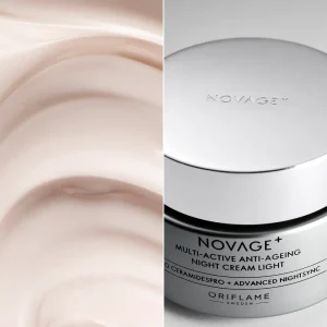 41057 Oriflame - Kem dưỡng ban đêm mỏng nhẹ NOVAGE+ Multi-Active Anti-Ageing Night Cream Light