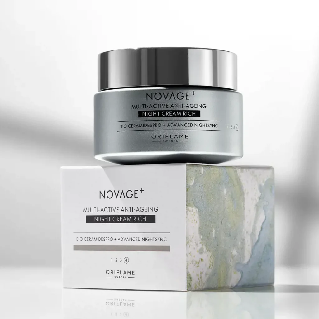 41058 Oriflame - Kem dưỡng ban đêm đậm đặc NOVAGE+ Multi-Active Anti-Ageing Night Cream Rich