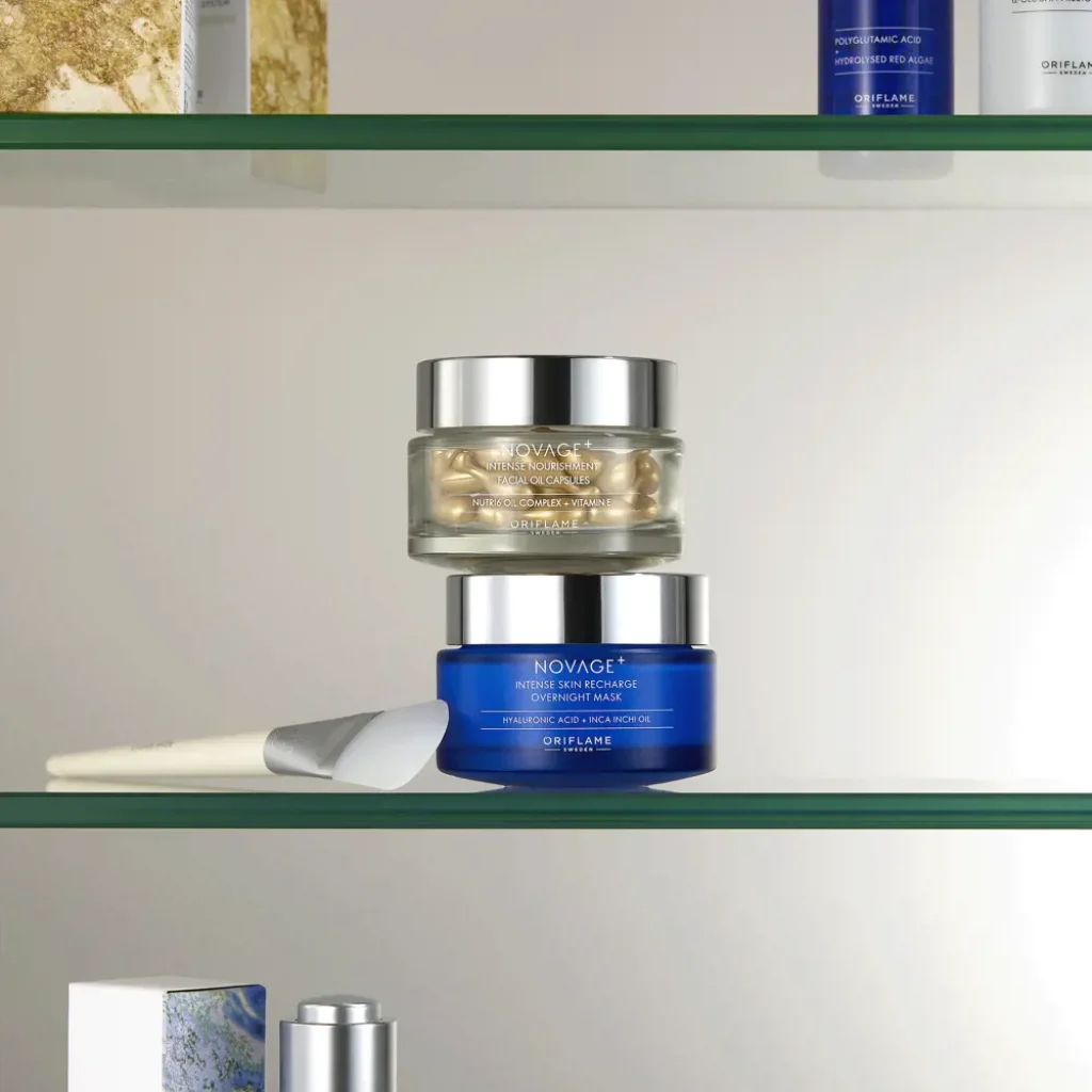42255 Oriflame - Mặt nạ ngủ dưỡng da NOVAGE+ Intense Skin Recharge Overnight Mask