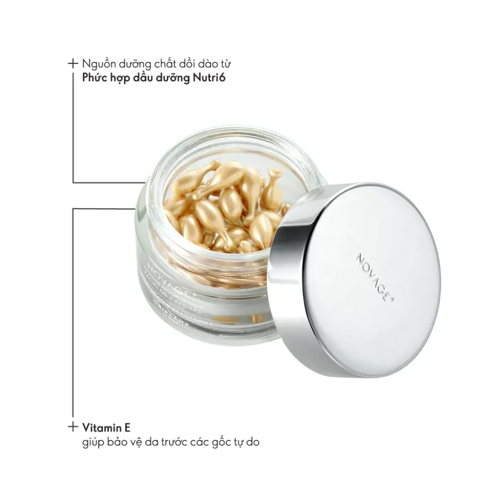 42256 Oriflame - Viên dầu dưỡng da NOVAGE+ Intense Nourishment Facial Oil Capsules