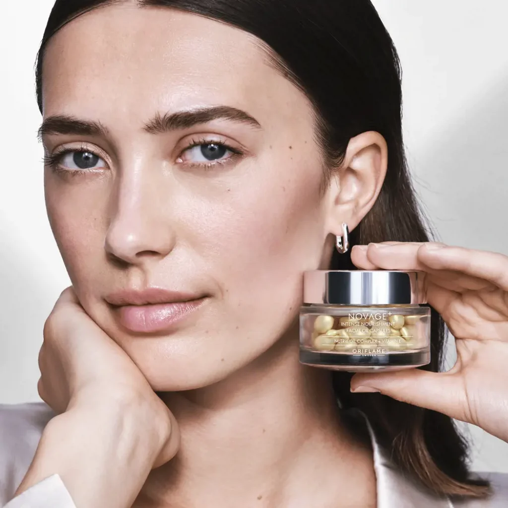 42256 Oriflame - Viên dầu dưỡng da NOVAGE+ Intense Nourishment Facial Oil Capsules