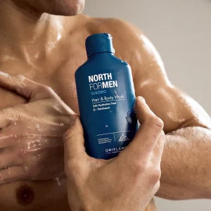 46631 Oriflame - Sữa tắm & gội North For Men Subzero Hair & Body Wash