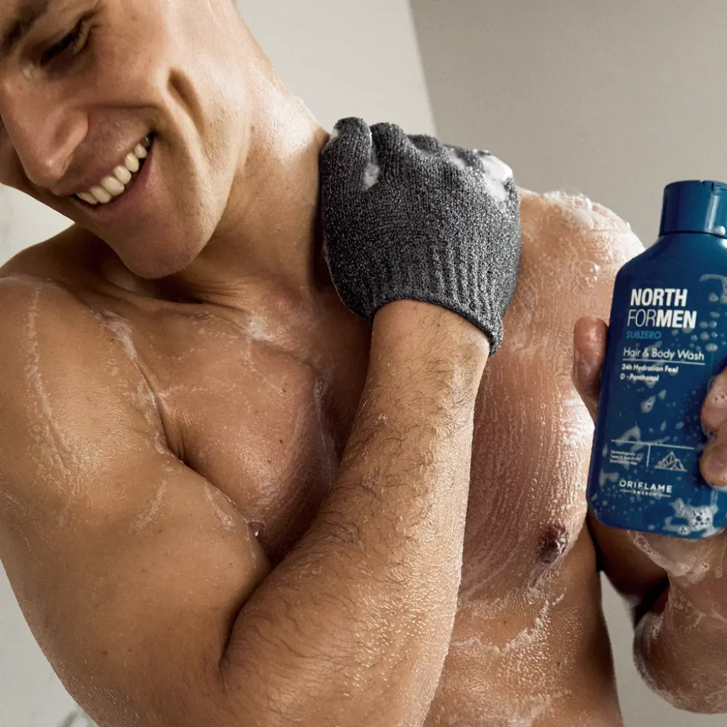 46631 Oriflame - Sữa tắm & gội North For Men Subzero Hair & Body Wash