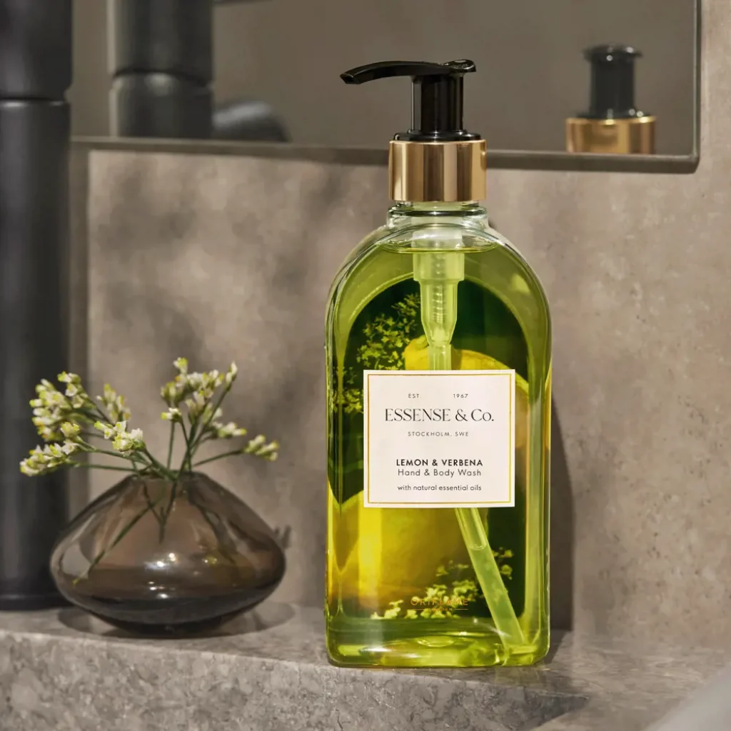 46642 Oriflame - Sữa tắm & rửa tay Essense&Co. Lemon & Verbena Hand & Body Wash