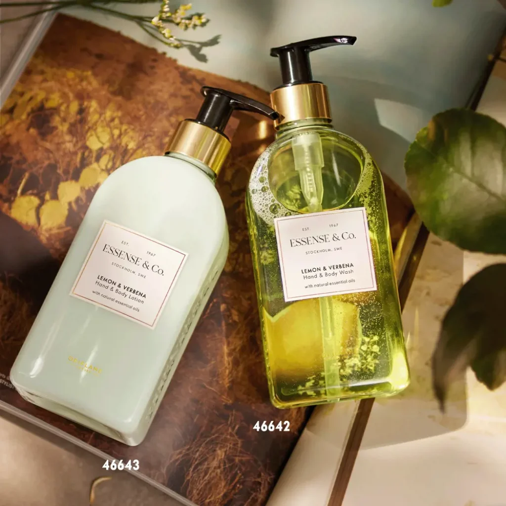 46642 Oriflame - Sữa tắm & rửa tay Essense&Co. Lemon & Verbena Hand & Body Wash