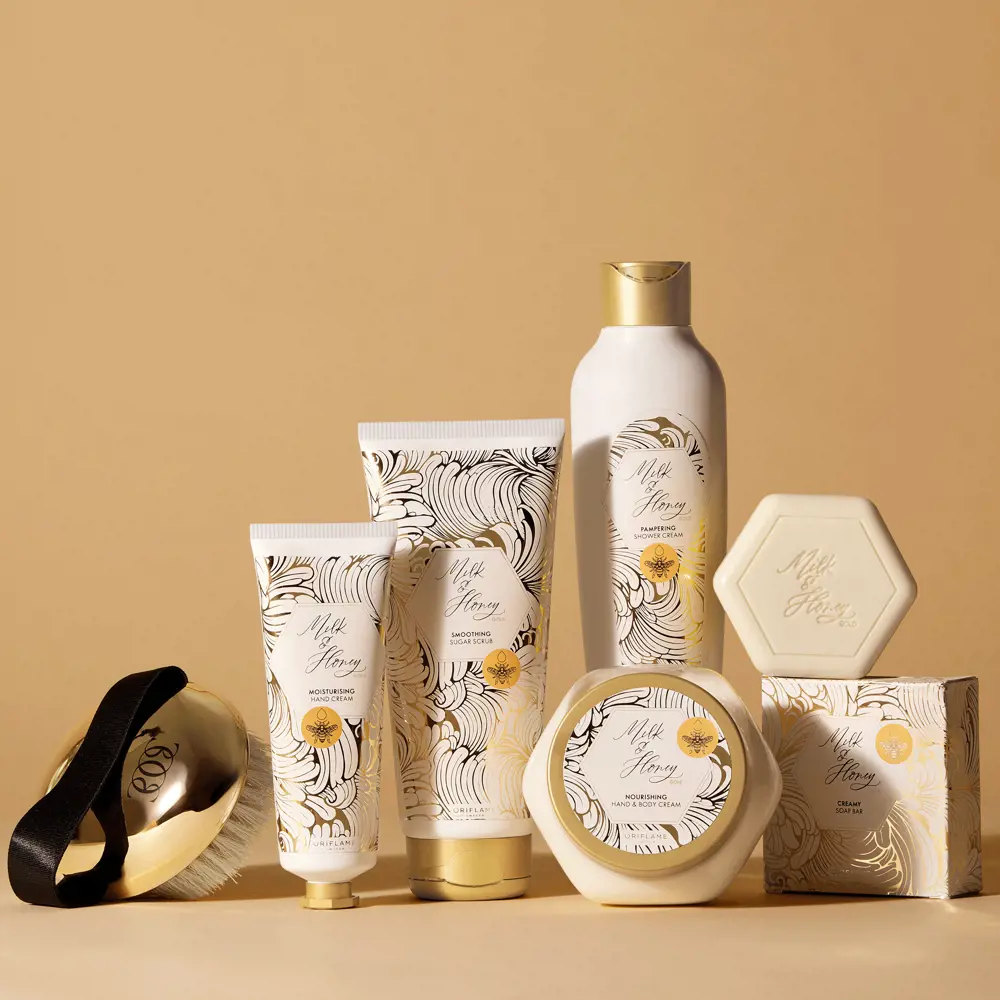 46968 Oriflame - Kem dưỡng thể & da tay Milk & Honey Gold Nourishing Hand & Body Cream