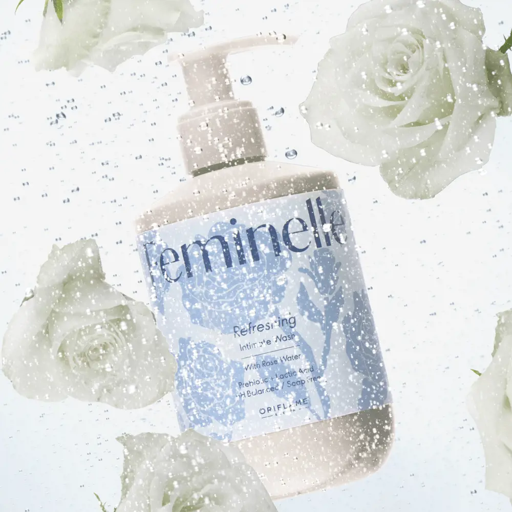 47099 Oriflame – Dung dịch vệ sinh Feminelle Refreshing Intimate Wash with Rose Water
