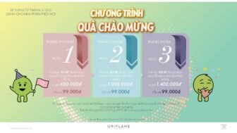 Chương trình quà chào mừng Oriflame mới nhất 2021